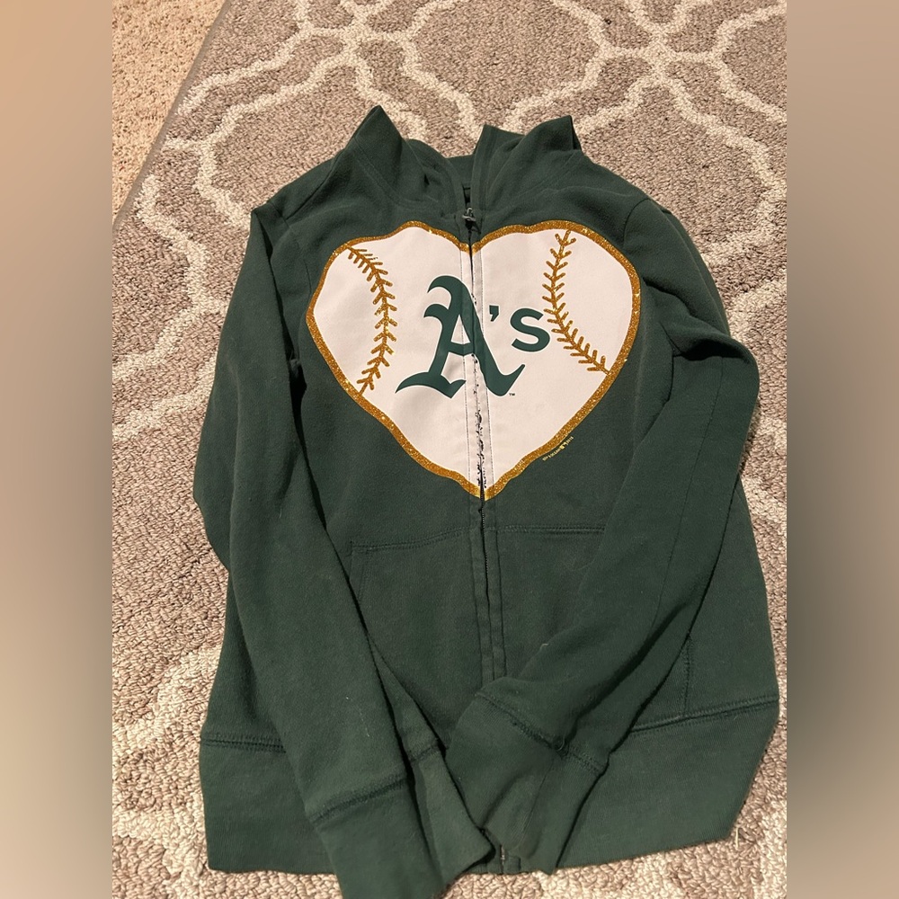 Kids Green Jacket with Heart Design